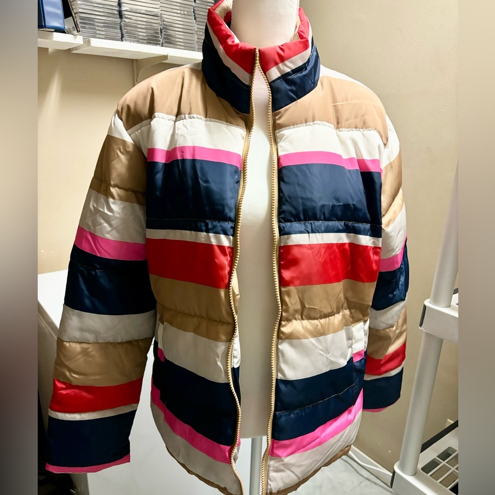 St. John's Bay Water Resistant Puffer Jacket Size L